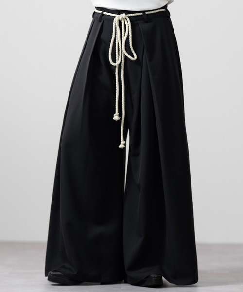 CLEL | 【CLEL】TR Loose HAKAMA Pants & Rope Belt/TRルーズ 袴