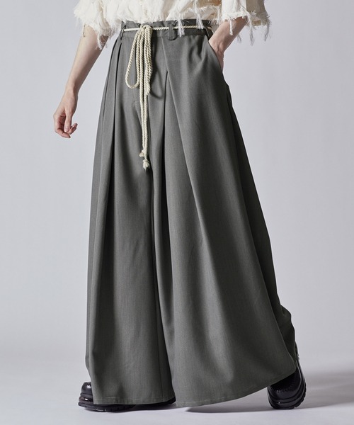CLEL | 【CLEL】TR Loose HAKAMA Pants & Rope Belt/TRルーズ 袴