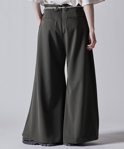 【CLEL】TRルーズ 袴パンツ＆縄紐ベルト CLEL】TR Loose HAKAMA Pants & Rope Belt/TRルーズ 袴パンツ