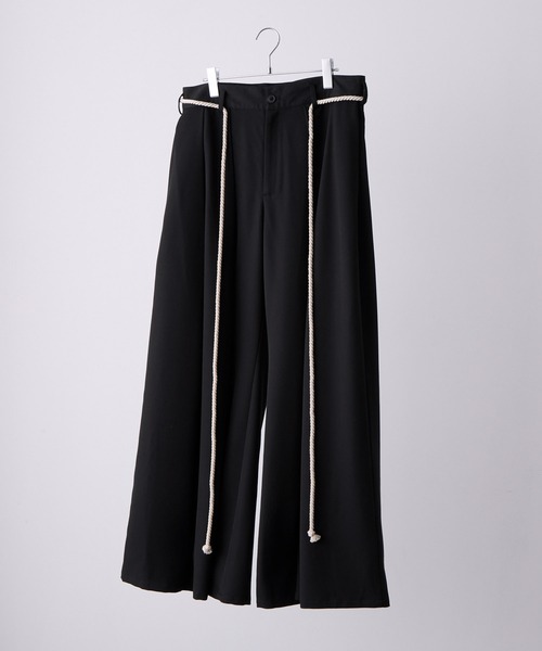 CLEL | 【CLEL】TR Loose HAKAMA Pants & Rope Belt/TRルーズ 袴パンツ