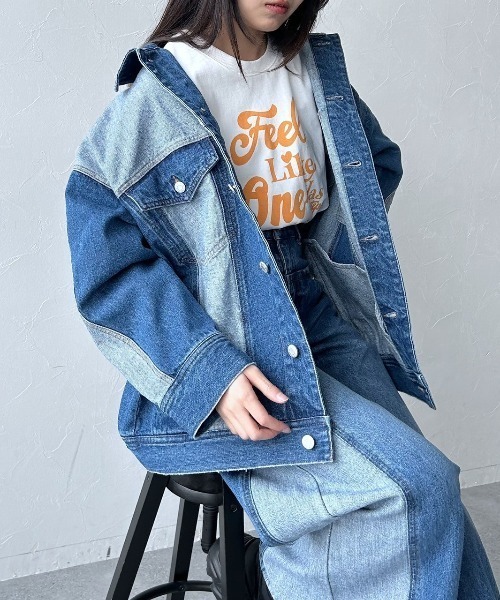 pageboy ページボーイ アソートデニムGジャン 楽天市場】【SALE／40%OFF】アソートデニムGジャン PAGEBOY