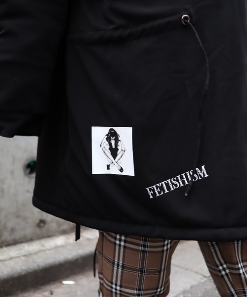 【未使用】 rovtski AFYF FETISH ART ビッグモッズコート ROVTSKI | 【ビッグシルエット】FETISH ART ビッグモッズコート