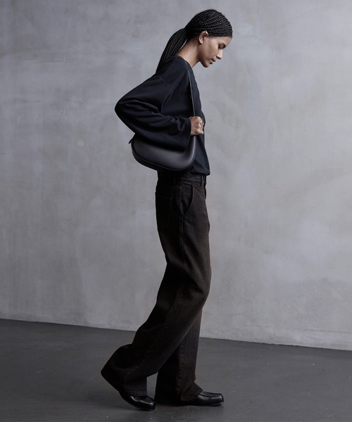CALLNE | 【CALLNE】Squaretoe Real Leather Heel Loafer / スクエア 
