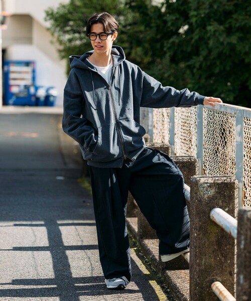 NAUTICA | NAUTICA/ノーティカ ピグメント加工 HIDDEN LOGO スウェット