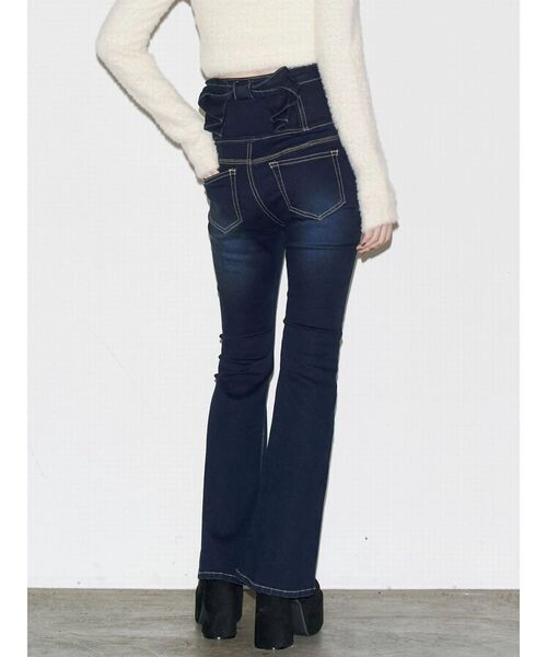 EMODA | バックリボンフレアハイウエストパギンス - Buyee, an Online