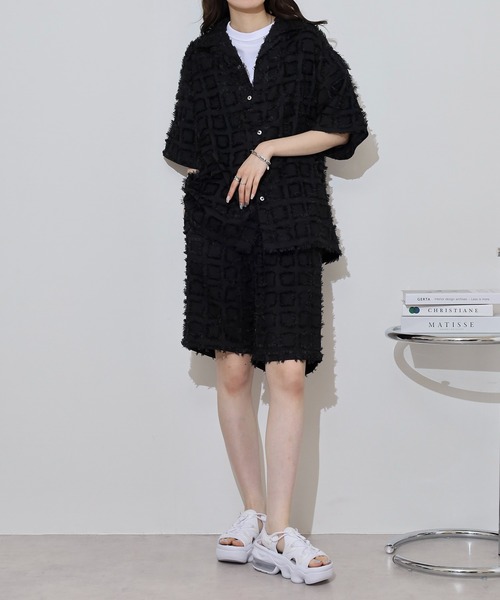 ATELANE アテレーン メンズ フラワープリント デニムジャケット M