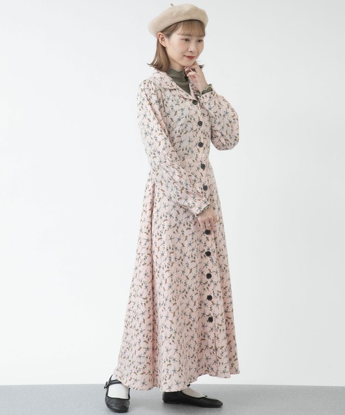 Adolescence 花柄開襟ロング丈シャツワンピース Zozotown限定アイテム Buyee An Online Proxy Shopping Service Shop At Zozotown Bot Online