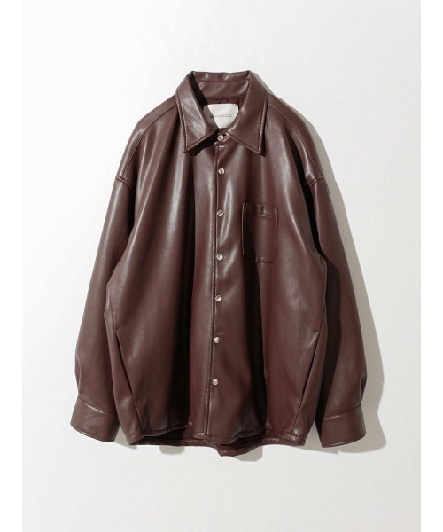 MIDIUMISOLID シンセティックレザージャケット MIDIUMISOLID | シンセティックレザージャケット - Buyee, an
