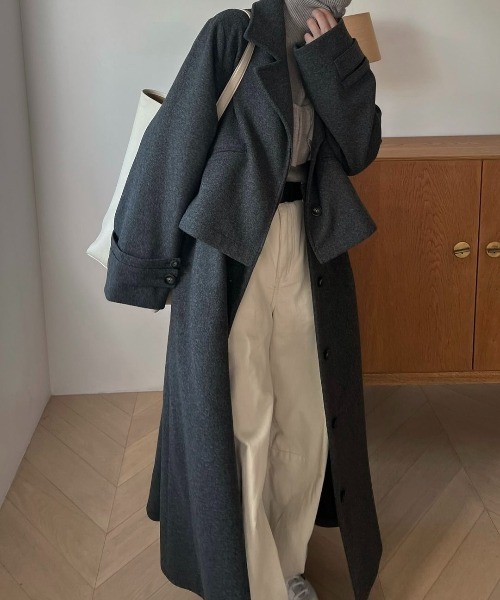 WILLFULLY | wool touch many way separate coat - Buyee, an Online 