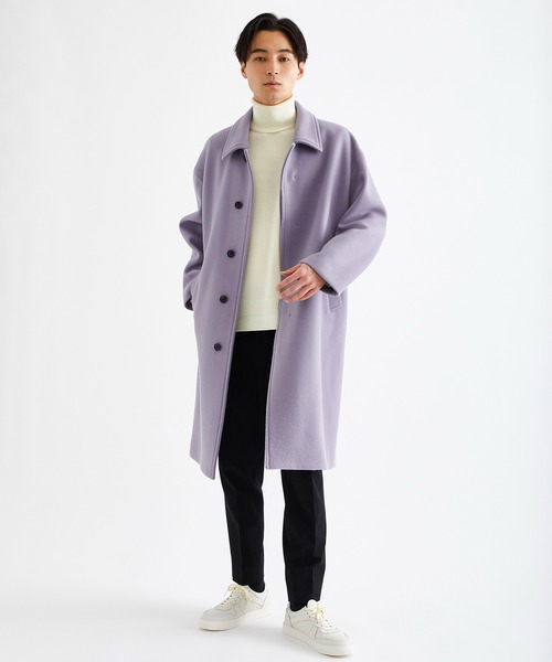 CITY | バルカラーコート/SUPER140S BALCOLLAR COAT - Buyee, an