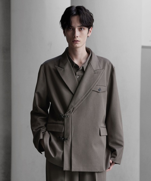 CLEL | 【CLEL】Prime TR Double Lapel Tailored Jacket / プライムTR