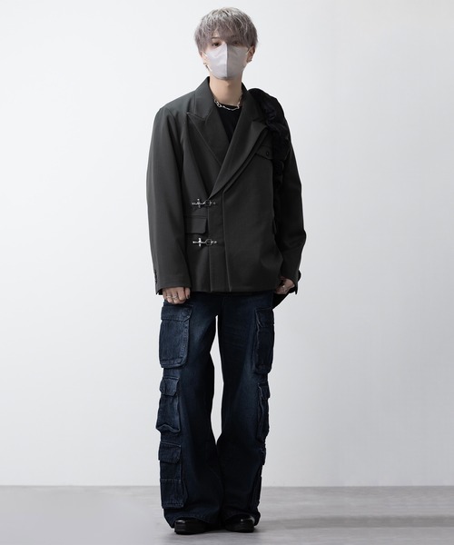 CLEL | 【CLEL】Prime TR Double Lapel Tailored Jacket / プライムTR 