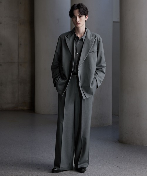 CLEL | 【CLEL】Prime TR Double Lapel Tailored Jacket / プライムTR