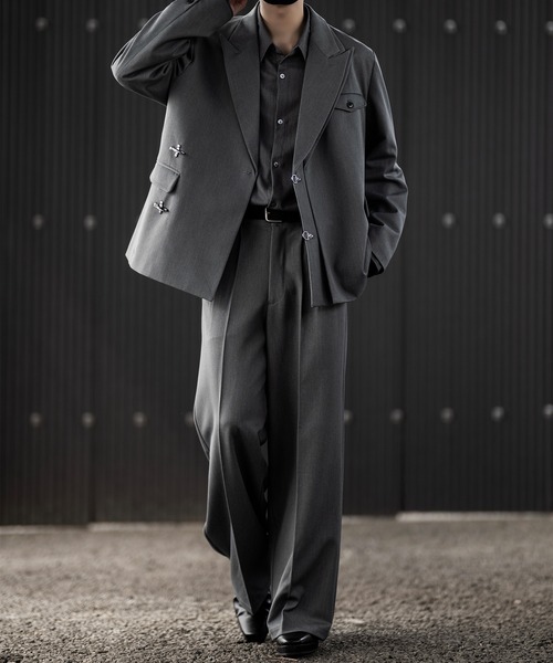 CLEL | 【CLEL】Prime TR Double Lapel Tailored Jacket / プライムTR