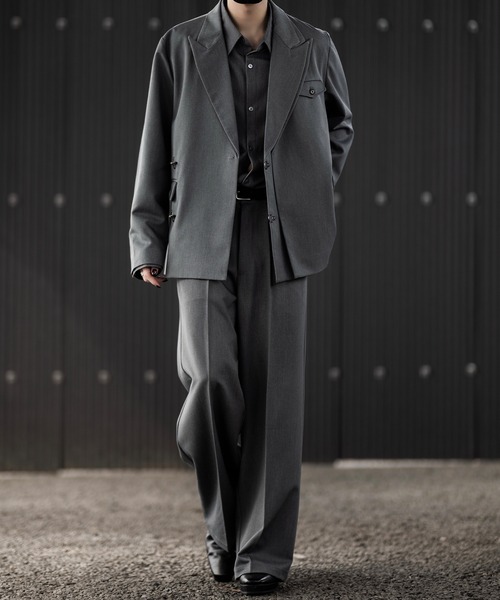 CLEL | 【CLEL】Prime TR Double Lapel Tailored Jacket / プライムTR