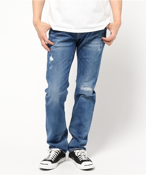 Yanuk Yanuk Men S ダメージ スリムストレート デニムパンツ Michel Buyee 通販代理購入サービス Zozotownでお買い物