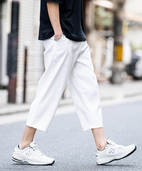 キンプロ売り ユニクロ公式 | ドレープワイドクロップドパンツ