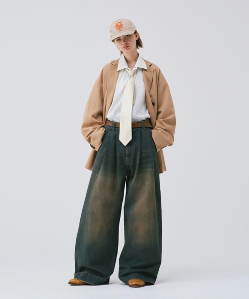 3TUCK WIDE BALLOON TROUSERS / 3タックワイドバルーン