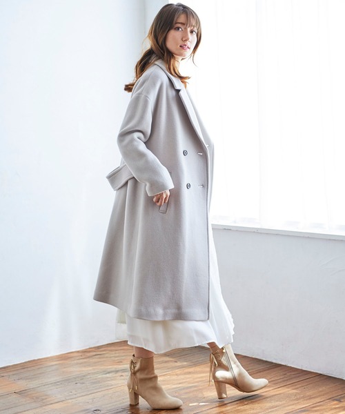 Misch Masch ダブルボタンテーラードコート Buyee日本代购服务 于zozotown购物 Bot Online