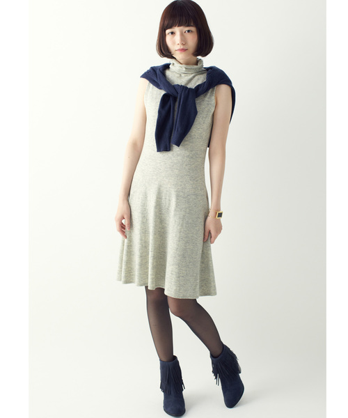 Haco エムトロワ タートルニットノースリーブワンピース Buyee An Online Proxy Shopping Service Shop At Zozotown Bot Online