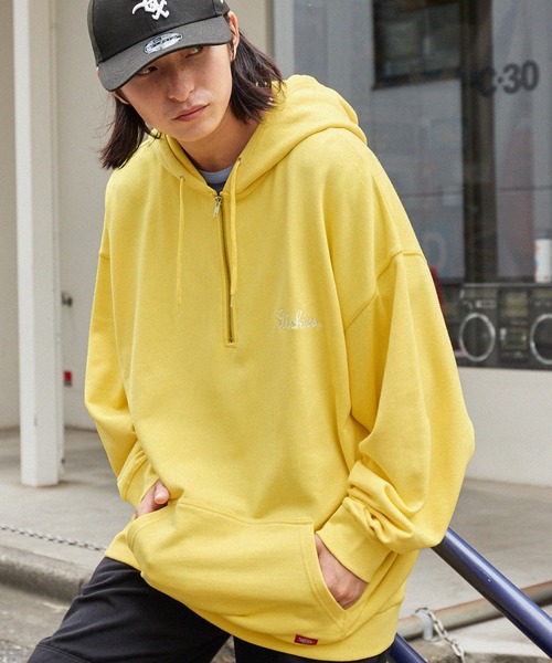 デサント　広島東洋カープ　フリースハーフジップパーカー　O 未使用 THE NORTH FACE (ザ ノースフェイス) 裏起毛 ロゴプリント