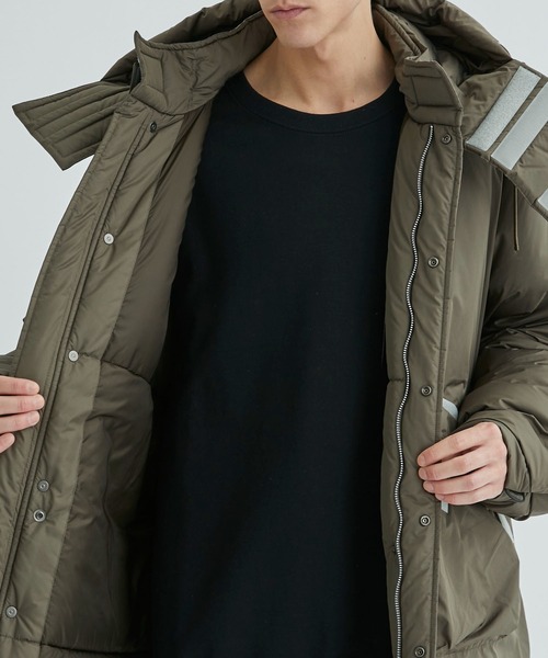 POLIQUANT | THE DEFORMED PADDING HOODIE COAT - Buyee, an Online