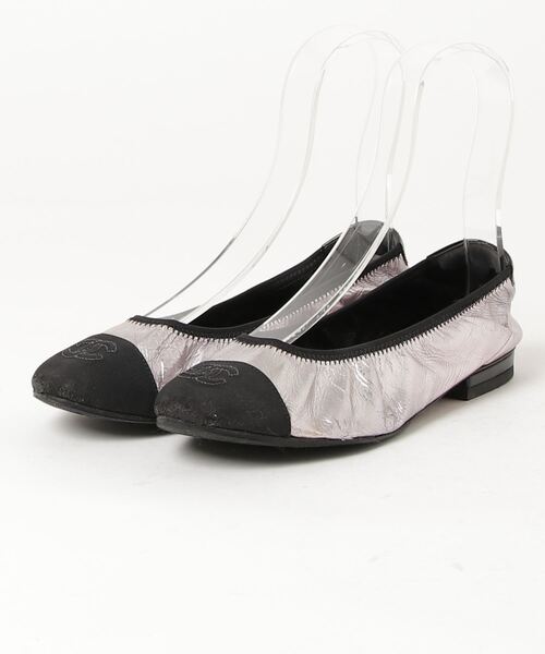 ✴CHANEL ✴超美品✨ サテンミュール Chanel Pearly White Cap Toe Slingbacks ○ Labellov ○ Buy