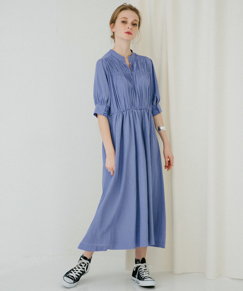 Public Tokyo ハイネックギャザーワンピース Buyee日本代购服务 于zozotown购物 Bot Online