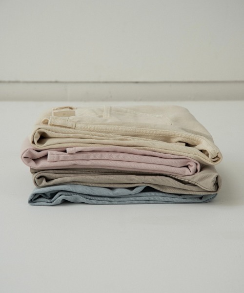レディース lawgy / tuck button accent color pants