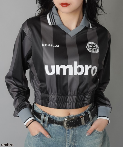 UMBRO × atmos pink Sweat Top BLACK UMBRO × atmos pink Sweat Top BLACK（スウェット UMBRO × atmos