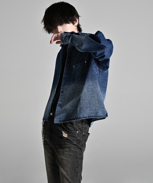 ADRER | Cropped Regular Collar Silhouette Shirt / クロップド