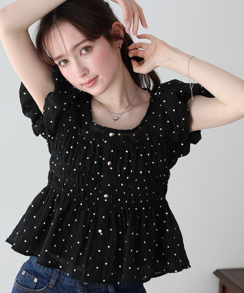 TINA：JOJUN | フリルデザイン フレア キャミチュニック TINA：JOJUN
