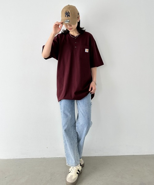 CARHARTT | Carhartt(カーハート)/ヘンリーネック ポケT 半袖
