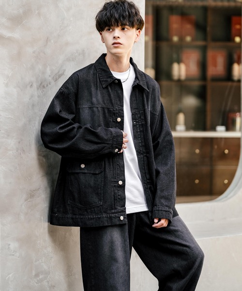 ROCKY MONROE | 【セットアップ】オーバーサイズデニムジャケット＋
