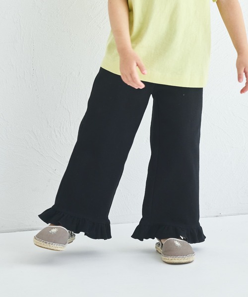 TO BE CHIC 裾フリルパンツ ブライトクロス フリルブラウス(トップス)｜TO BE CHIC(トゥー