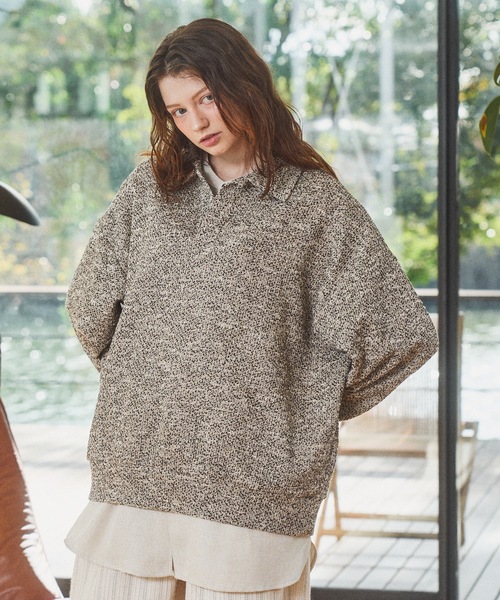 TTT MSW | 【TTTMSW/ティー】Diamond pull over knit - Buyee, an