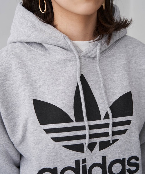 Adidas Adidas アディダス Trefoil Hoodie トレフォイル フーディー プルオーバーパーカー Buyee An Online Proxy Shopping Service Shop At Zozotown Bot Online