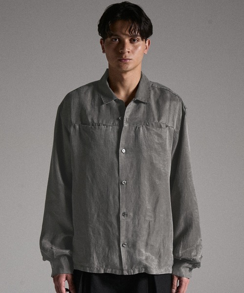 【最安値早い者勝ち¨̮⃝】GRANCYヴィンテージフェードオープンカラーシャツL GRANCY | 【GRANCY】Vintage Fade Open-collar Shirt / ヴィンテージ