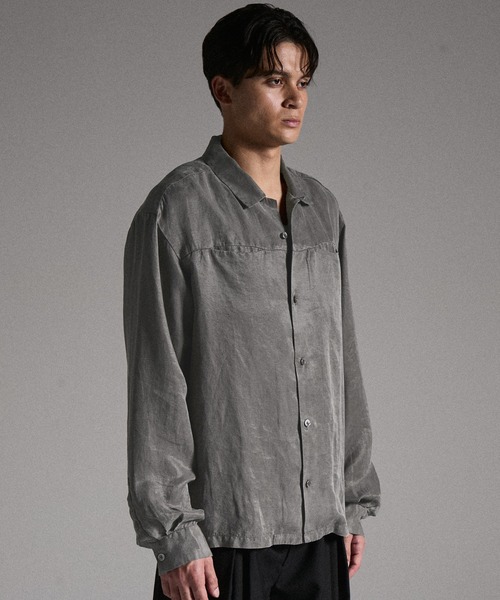 grancy ヴィンテージフェードオープンカラーシャツ GRANCY | 【GRANCY】Vintage Fade Open-collar Shirt / ヴィンテージ