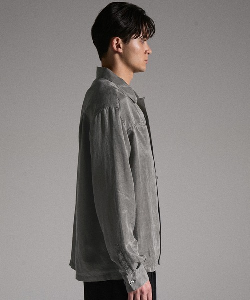 GRANCY | 【GRANCY】Vintage Fade Open-collar Shirt / ヴィンテージ