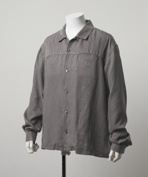 GRANCY ヴィンテージフェードオープンカラーシャツ サイズS GRANCY | 【GRANCY】Vintage Fade Open-collar Shirt / ヴィンテージ