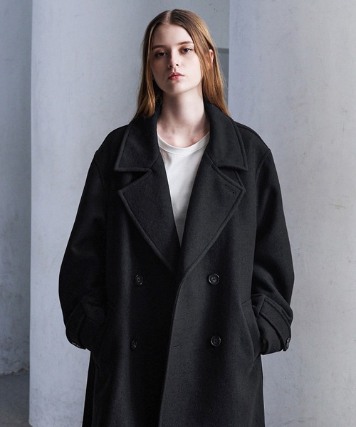 SUZUKI TAKAYUKI | stand-fall-collar coat - Buyee, an Online Proxy