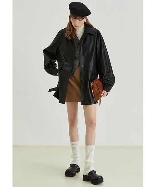 ジャケット・アウター FANOSTUDIOS SHORT LAPEL RACING JACKET FANOSTUDIOS SHORT LAPEL RACING JACKET