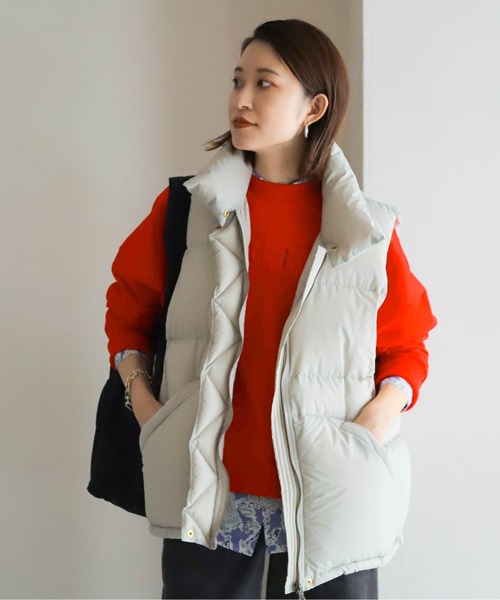 NOMBRE IMPAIR | ハンガリーグースダウン ロングベスト - Buyee, an