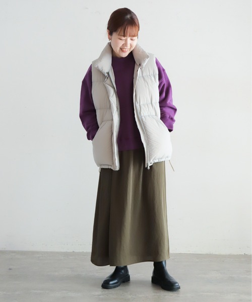 NOMBRE IMPAIR | ハンガリーグースダウン ロングベスト - Buyee, an