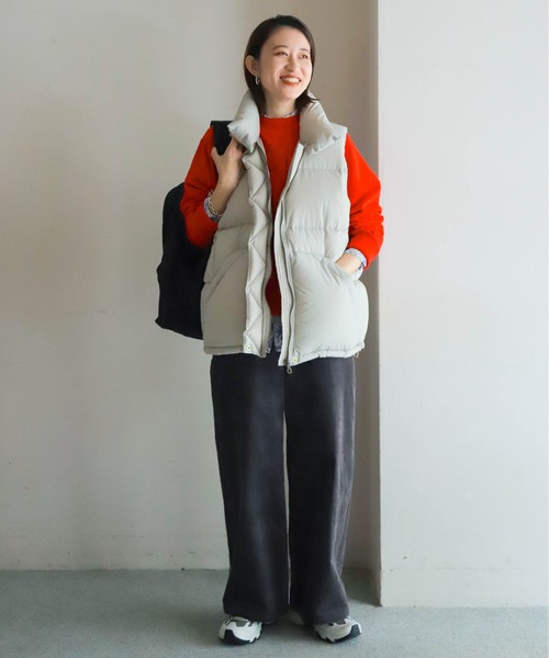 【SALE】Nombre Impair ダウンベスト ハンガリアンダウン NOMBRE IMPAIR | ハンガリーグースダウン ロングベスト - Buyee, an
