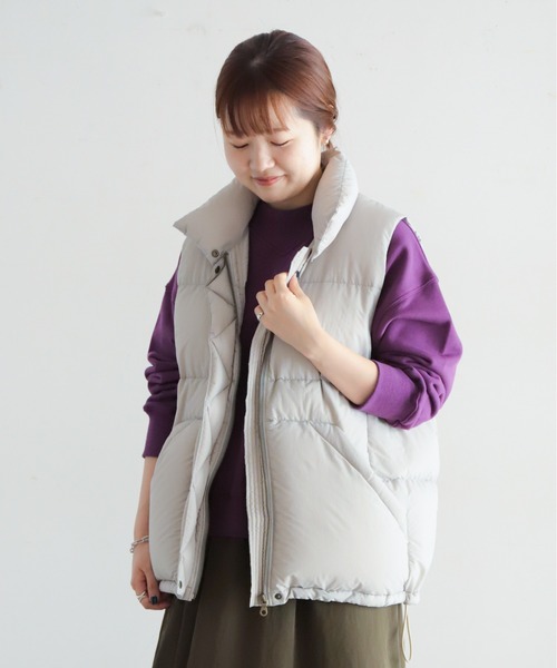 NOMBRE IMPAIR | ハンガリーグースダウン ロングベスト - Buyee, an