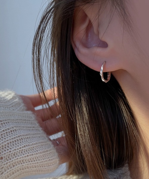 NO WAY | ツイストリングミニフープピアス/ペア(RZ) - Buyee, an