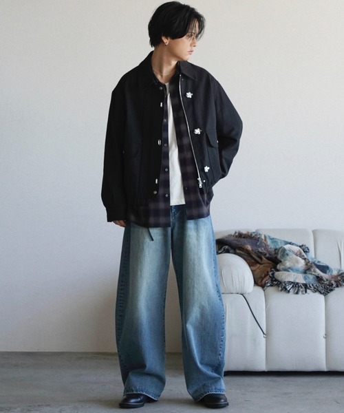 リドム）の「METAL バイ LIDNM（ウィム WYM BLOUSON DECK TWILL TOGGLE L WYM ジャケット・アウター TOGGLE BLOUSON DECK TWILL ジャケット・アウター