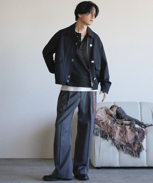 ジャケット・アウター L TOGGLE TWILL DECK BLOUSON WYM LIDNM | METAL TOGGLE TWILL DECK BLOUSON - Buyee, an Online